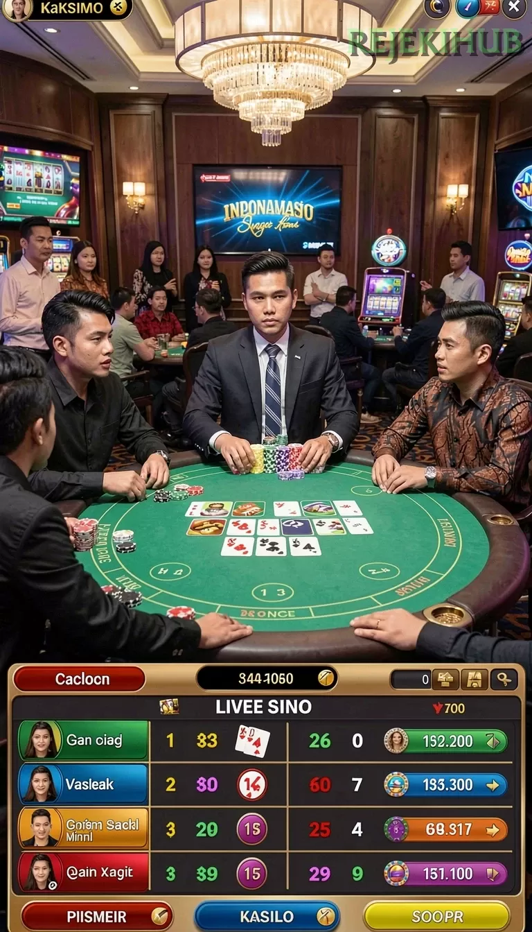 Cuplikan layar GACOR77 — menu navigasi