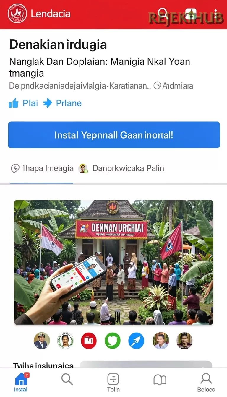Cuplikan layar PIV8 — pengaturan akun