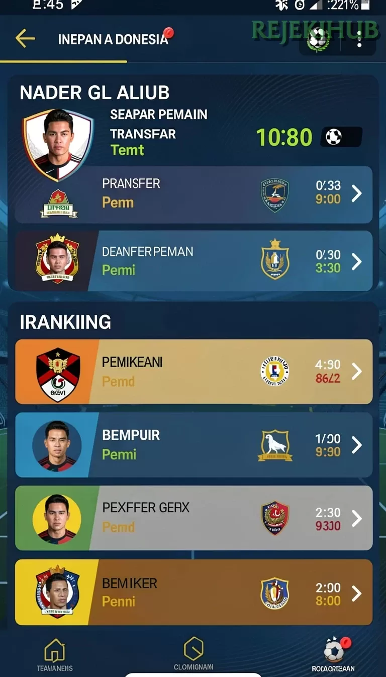 Cuplikan layar JKT303 — aktivitas