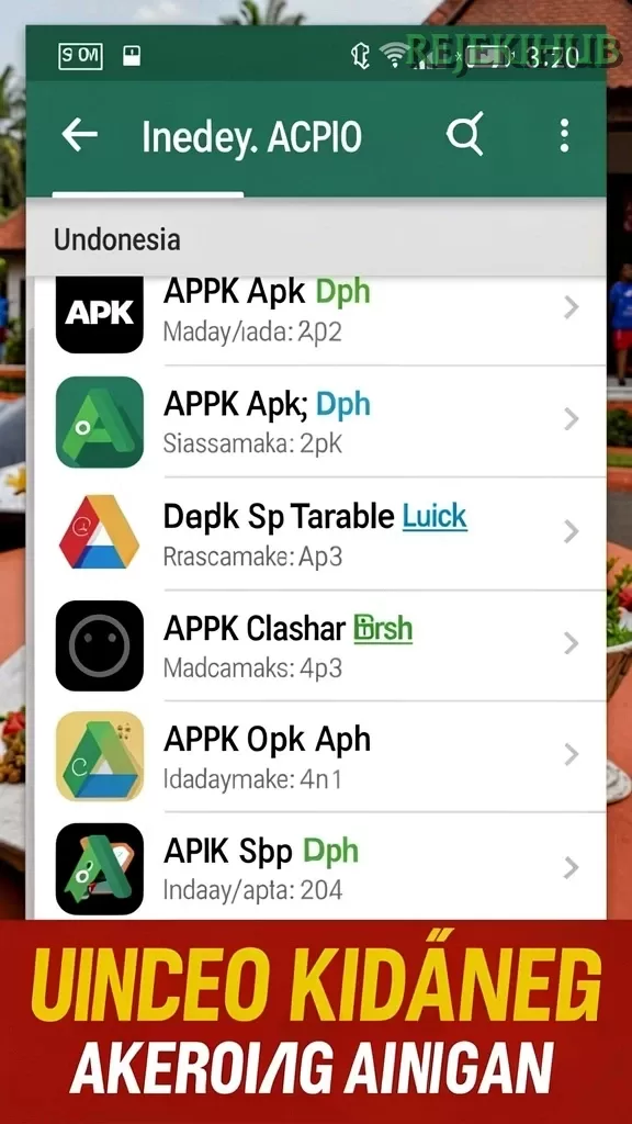 Cuplikan layar HOKILUCK — aktivitas