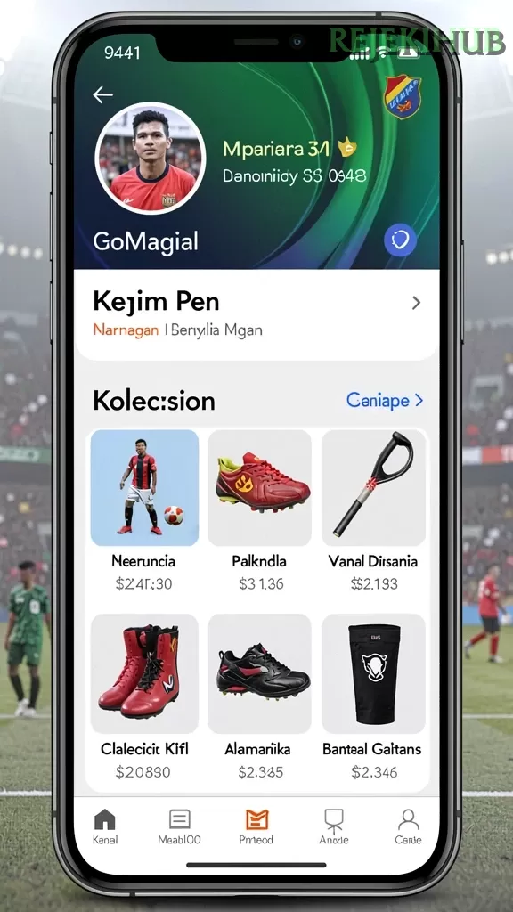 Cuplikan layar JKT303 — pengaturan akun